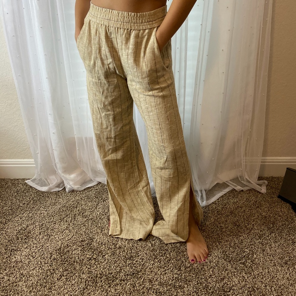 Drew by Anthropologie linen pants